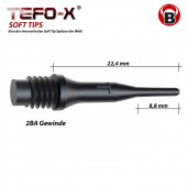 Bull's Tefo-X Tips - 100-pack white Bull's Tefo-X Tips - 100-pack white