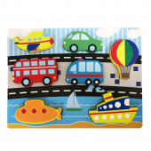 Formpussel Trä - Fordon 7 Bitar Formpussel Trä - Fordon 7 Bitar