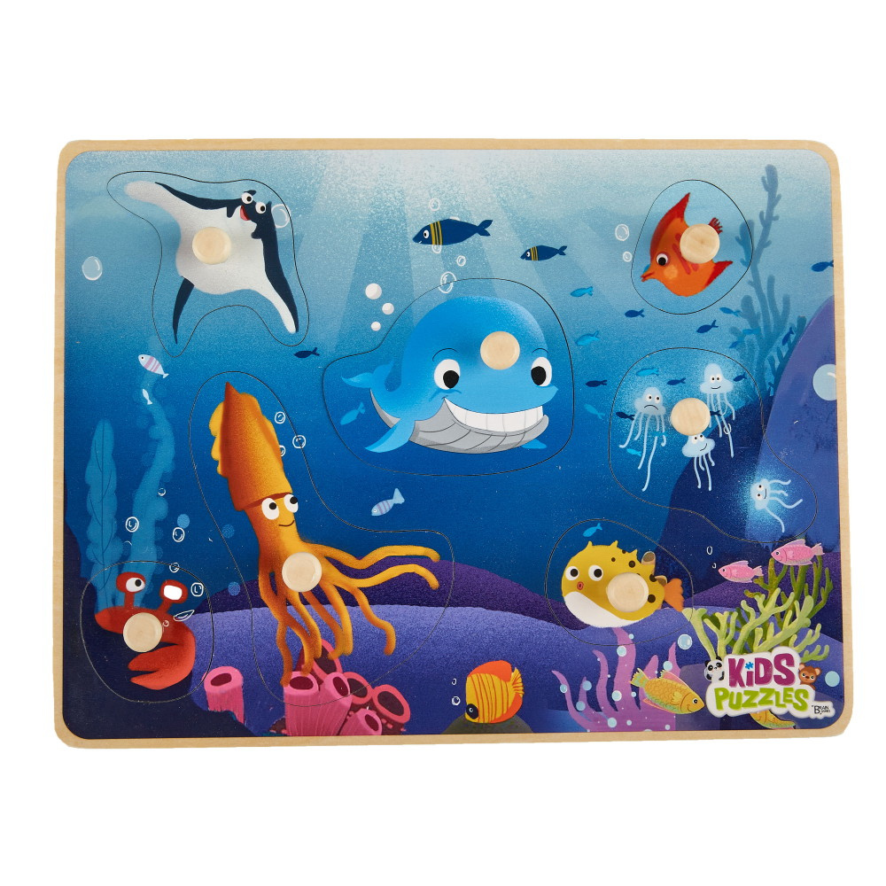 Knoppussel: Fiskar - 7 Bitar