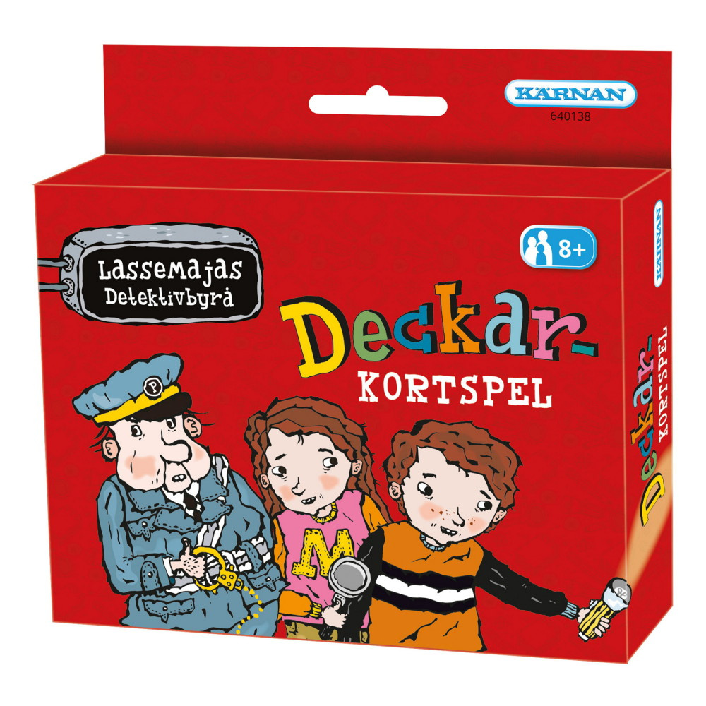 LasseMajas Detektivbyrå Deckar-kortspel