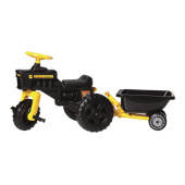 Plasto Tramptraktor med släp - svart Plasto Tramptraktor med släp - svart
