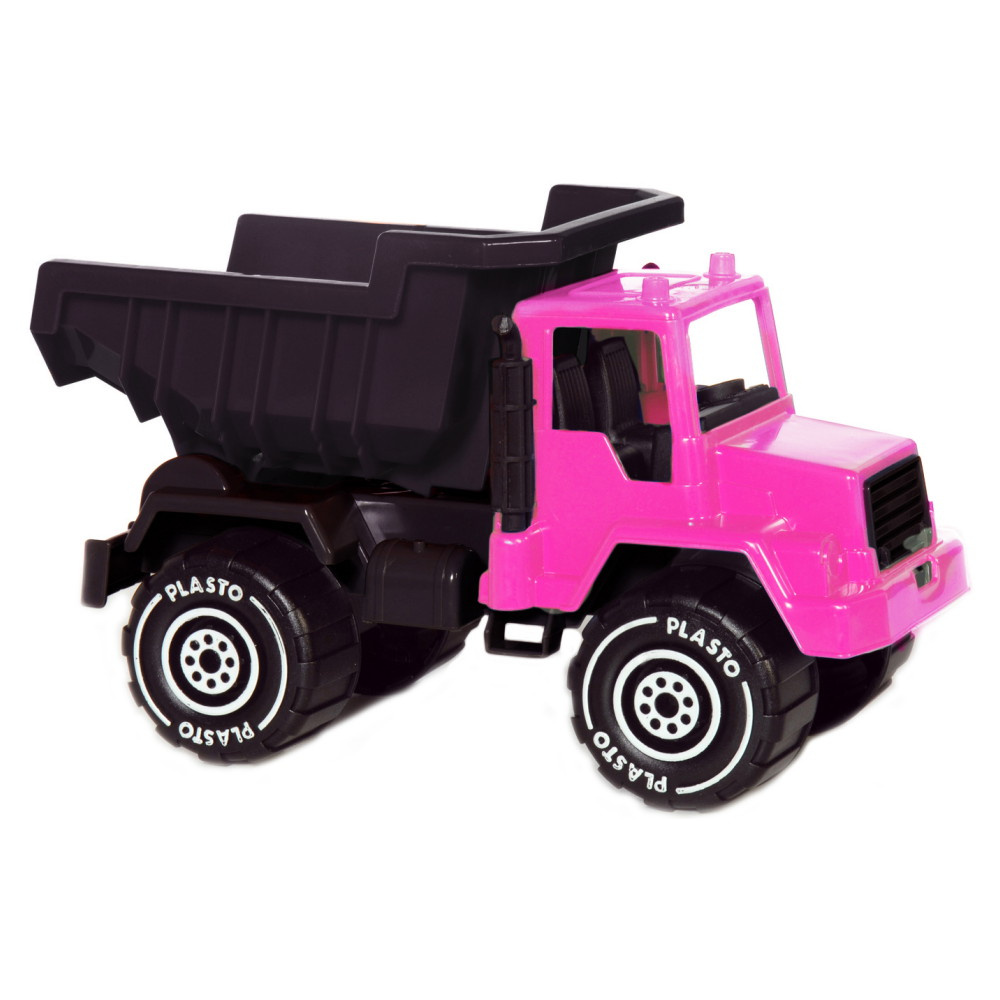 Plasto Lastbil - Rosa/Svart