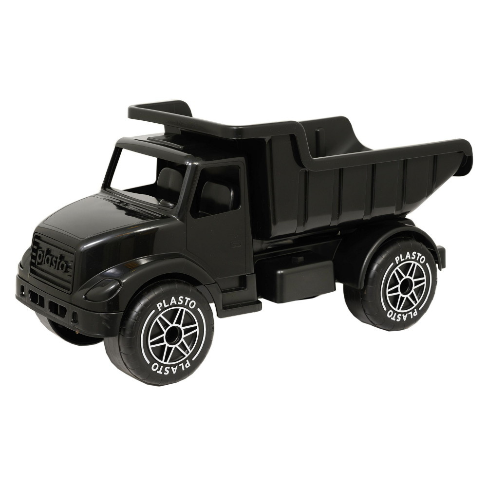 Plasto Stor Lastbil - Svart/Svart