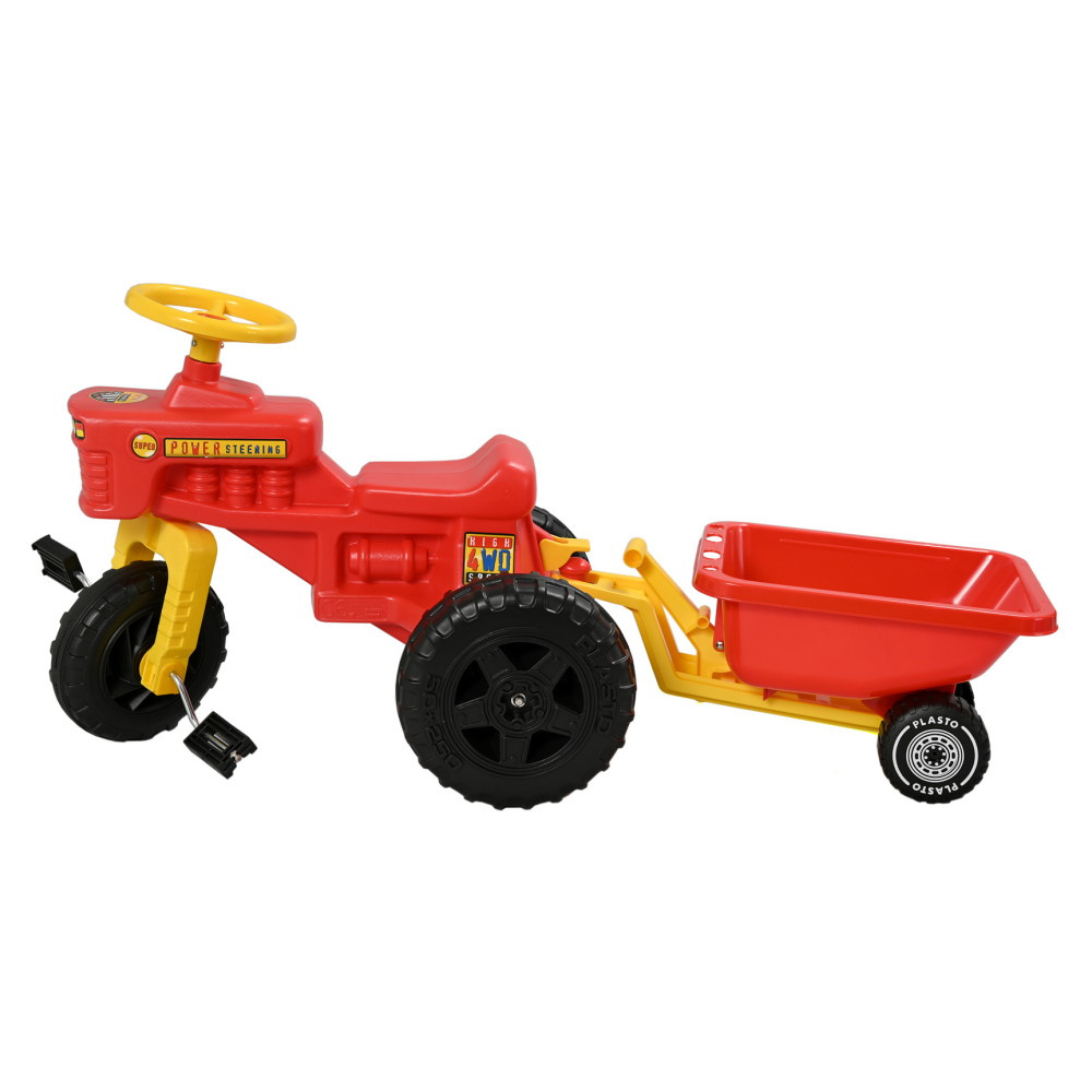 Plasto Tramptraktor med släp