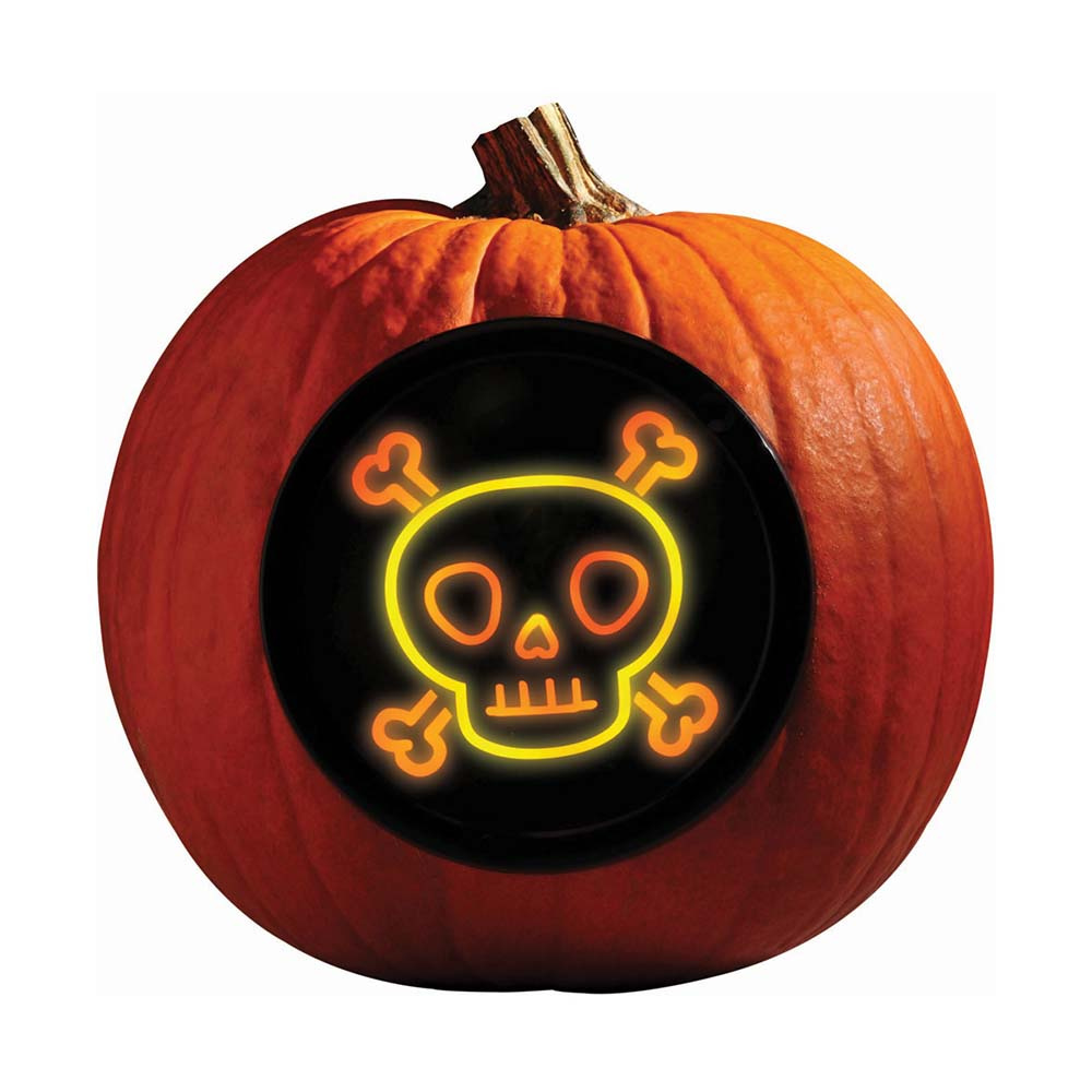 Neon Glow Carving Kit Skull