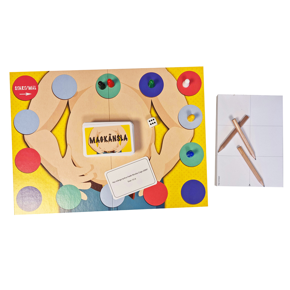 Den som skrattar förlorar - Magkänsla