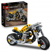 LEGO Technic - Gul motorcykel LEGO Technic - Gul motorcykel