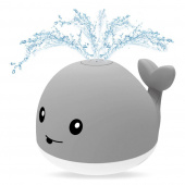 Vattensprutande Val Med Ljus Vattensprutande Val Med Ljus