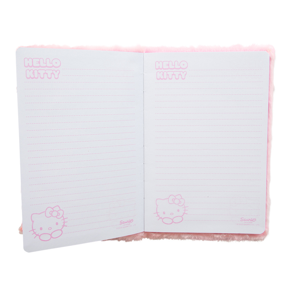 Fluffy Hello Kitty Notebook