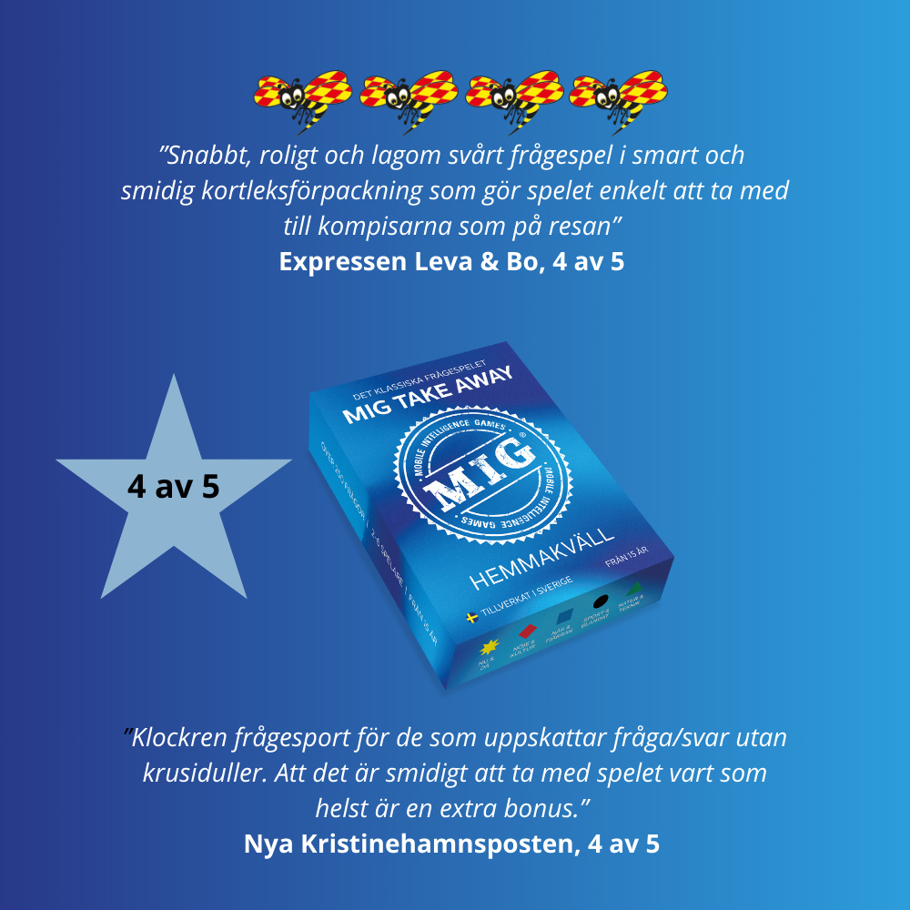 MIG Take Away - Hemmakväll