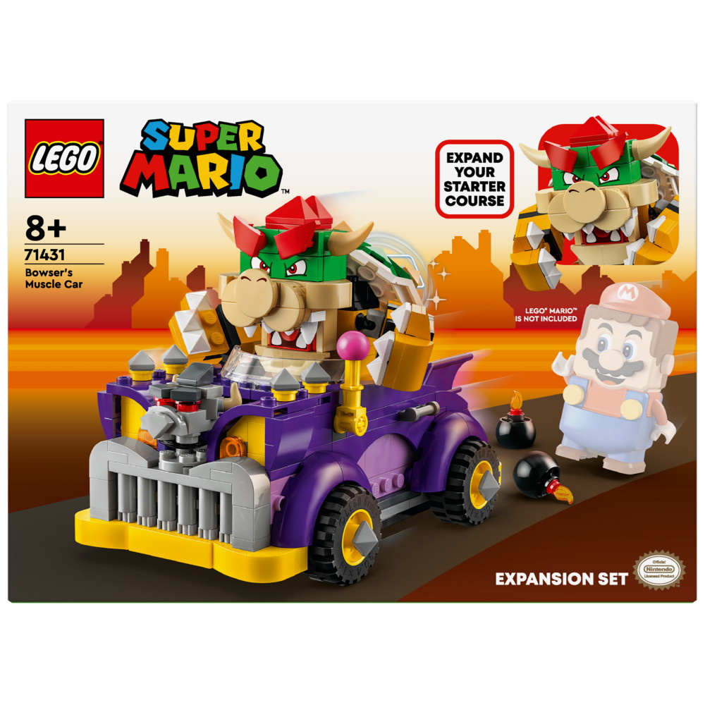 LEGO Super Mario - Bowsers muskelbil – Expansionsset