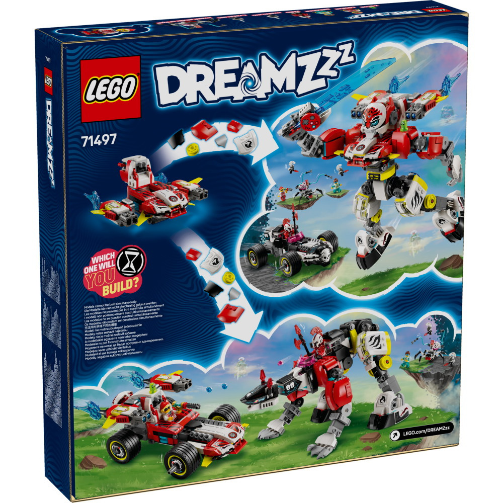 LEGO DREAMZzz - Coopers tigerrobot och Zeros hot rod-bil