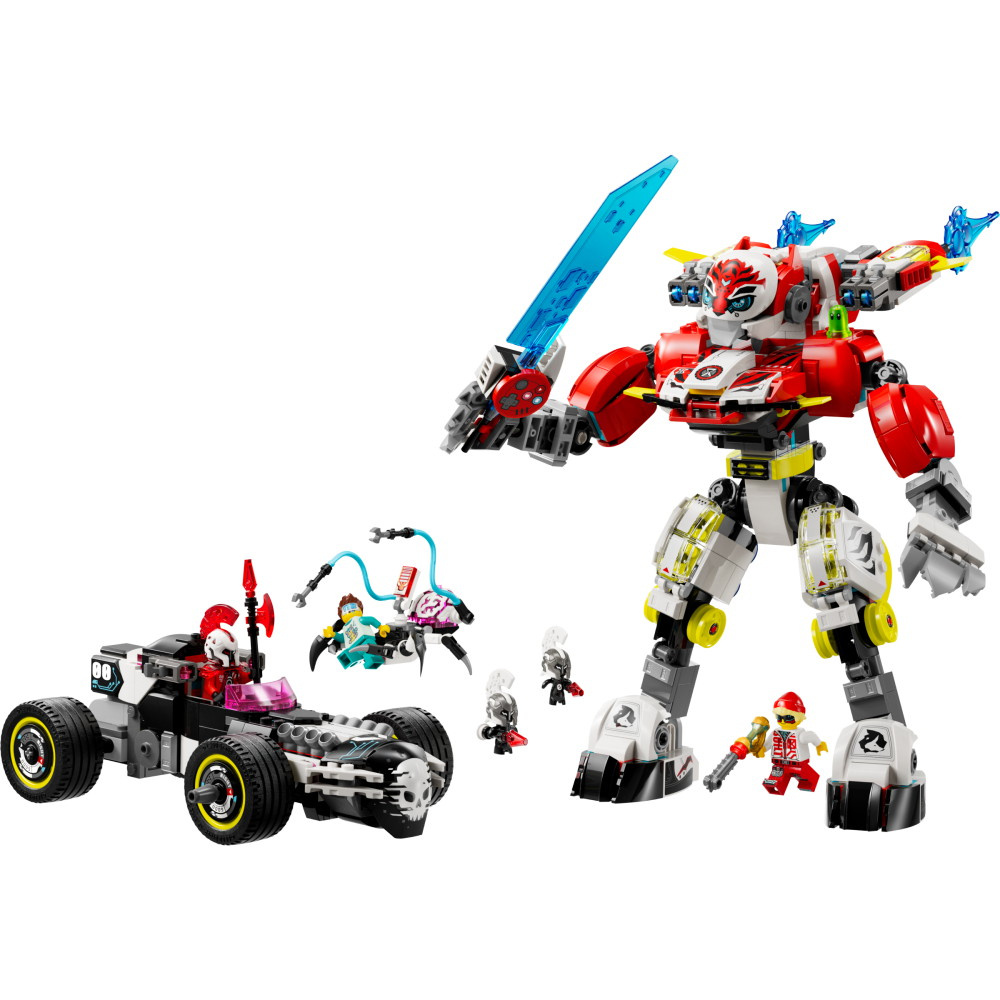 LEGO DREAMZzz - Coopers tigerrobot och Zeros hot rod-bil