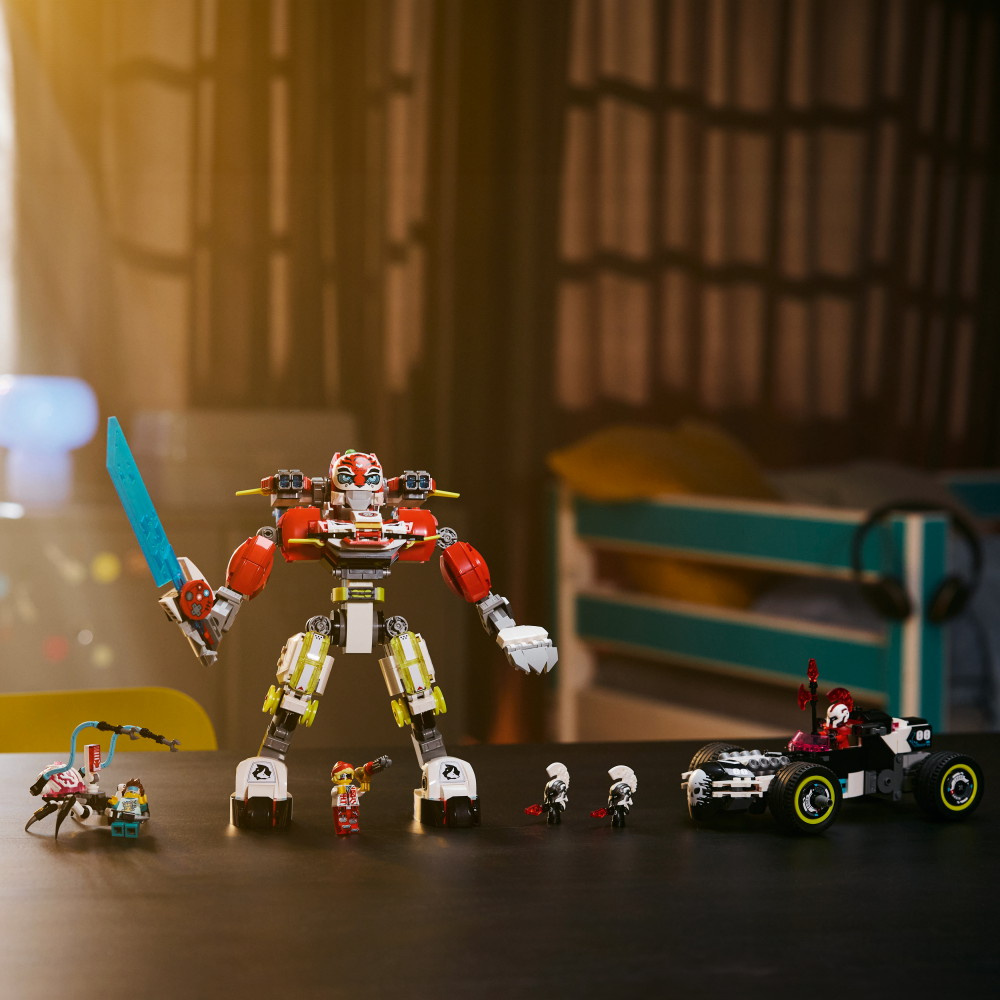 LEGO DREAMZzz - Coopers tigerrobot och Zeros hot rod-bil