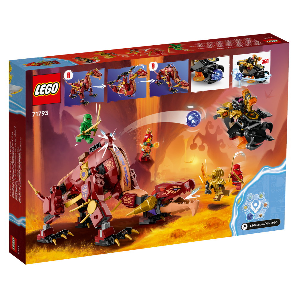 LEGO Ninjago - Heatwaves omvandlingsbara lavadrake