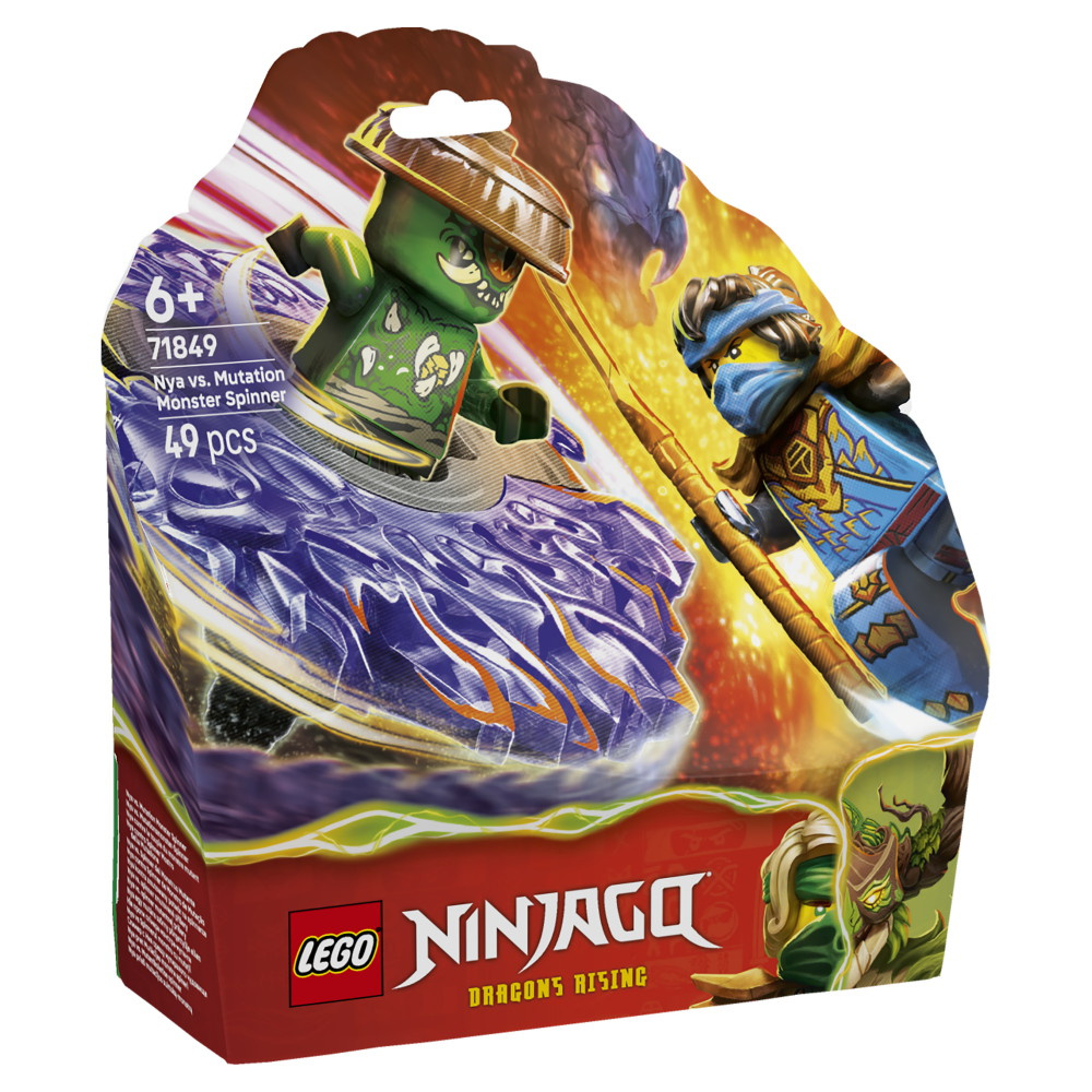 LEGO Ninjago - Nya Mot Spinner Med Muterat Monster