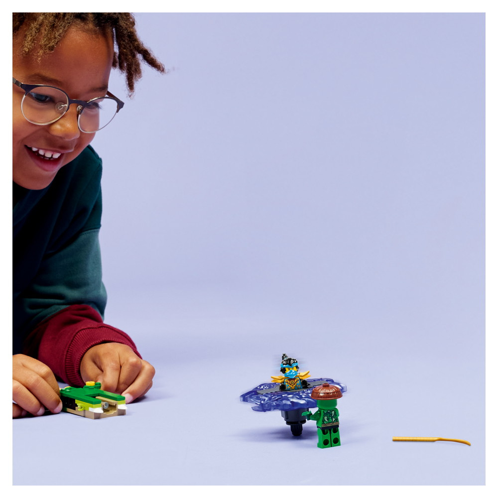 LEGO Ninjago - Nya Mot Spinner Med Muterat Monster