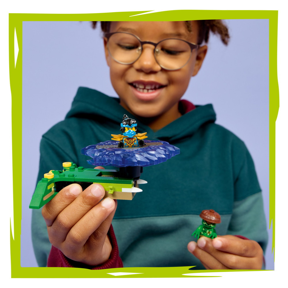 LEGO Ninjago - Nya Mot Spinner Med Muterat Monster