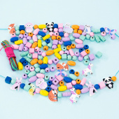 Nice Smyckes Pysselset Träpärlor Djur Nice Smyckes Pysselset Träpärlor Djur