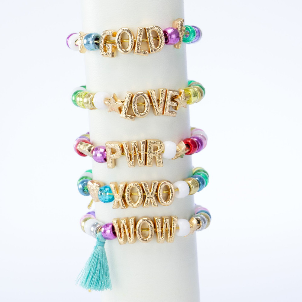 Nice Crea Smyckes Pyssel set ABC Guld