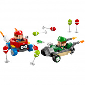 LEGO Super Mario - Mario Kart Baby Mario mot Baby Luigi LEGO Super Mario - Mario Kart Baby Mario mot Baby Luigi