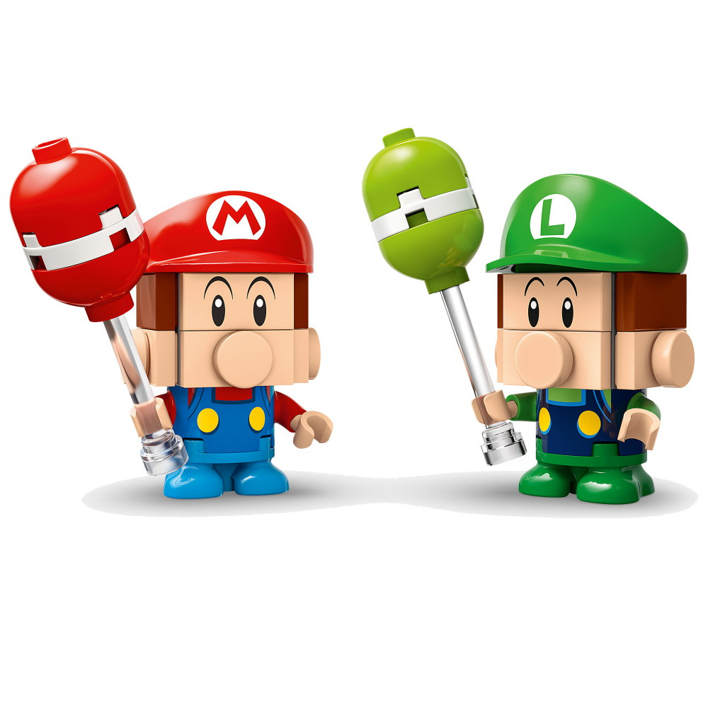 LEGO Super Mario - Mario Kart Baby Mario mot Baby Luigi