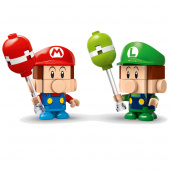 LEGO Super Mario - Mario Kart Baby Mario mot Baby Luigi LEGO Super Mario - Mario Kart Baby Mario mot Baby Luigi