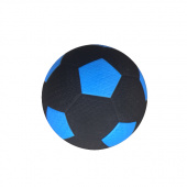 Fotboll Rubber Black Blue sz 5