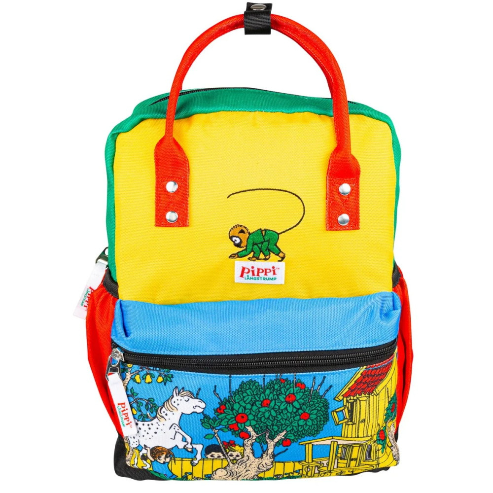 Pippi Långstrump Jippo-Ryggsäck Villekulla Gul