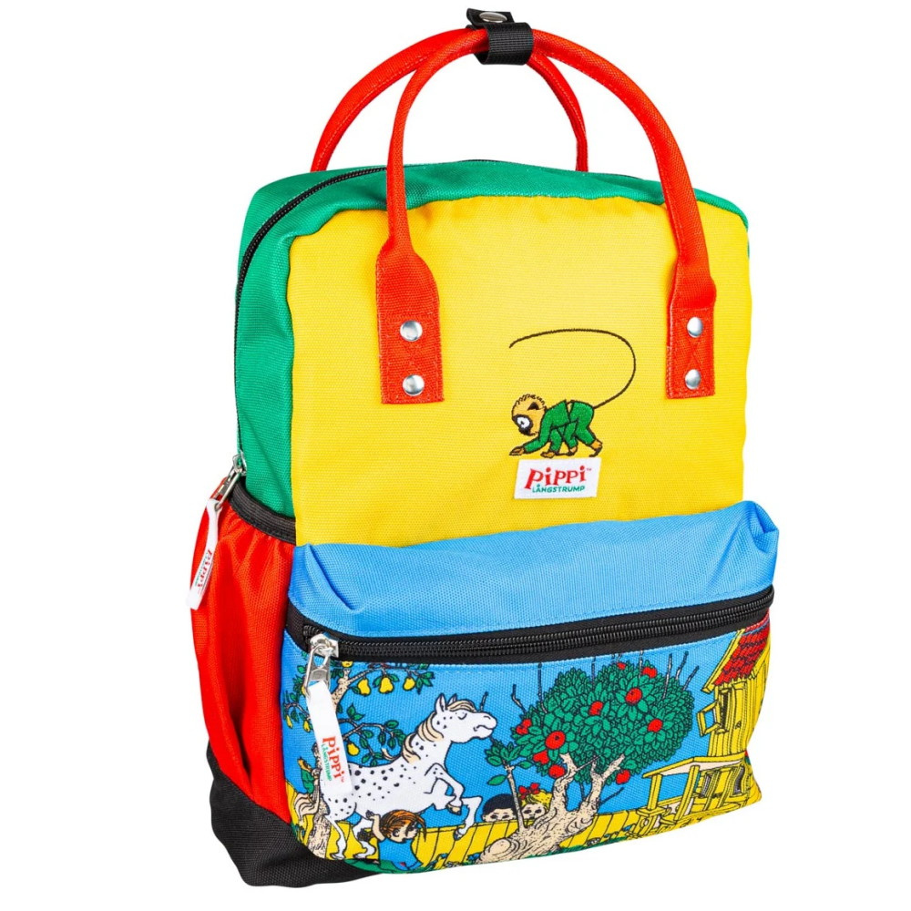 Pippi Långstrump Jippo-Ryggsäck Villekulla Gul