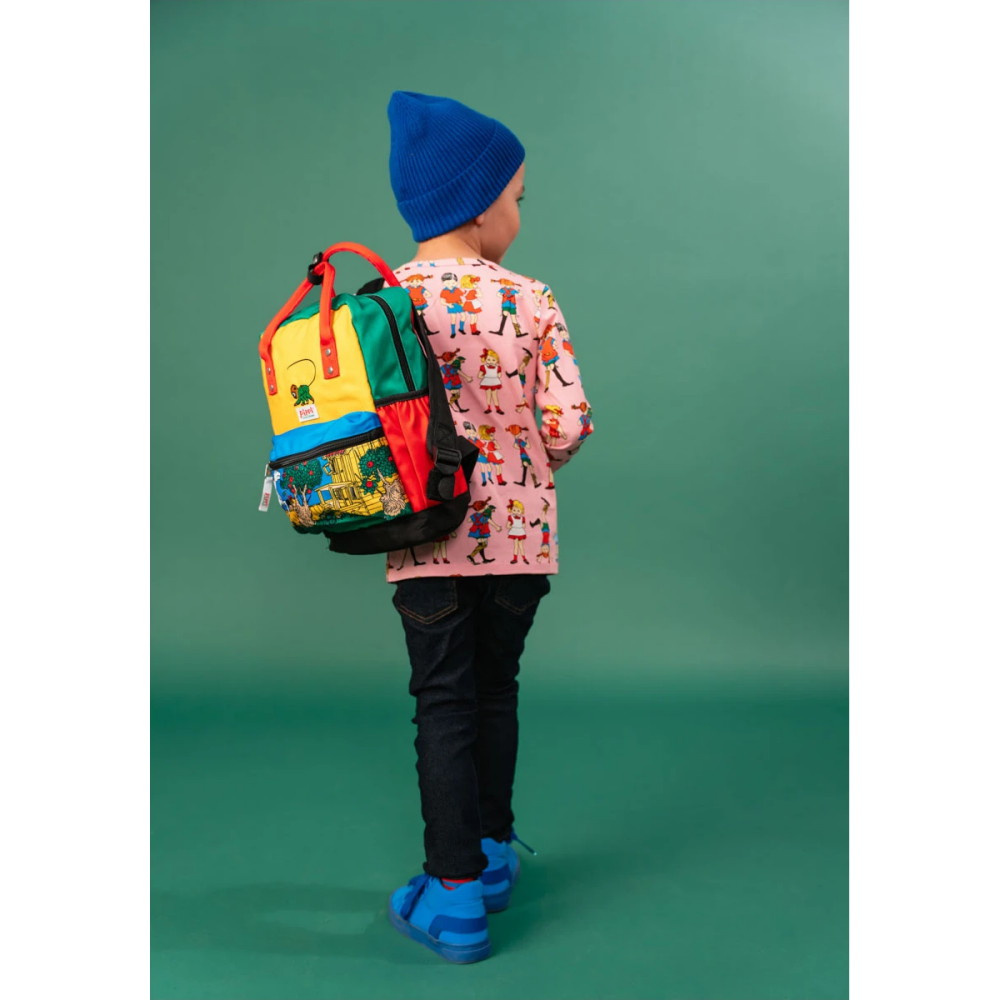 Pippi Långstrump Jippo-Ryggsäck Villekulla Gul