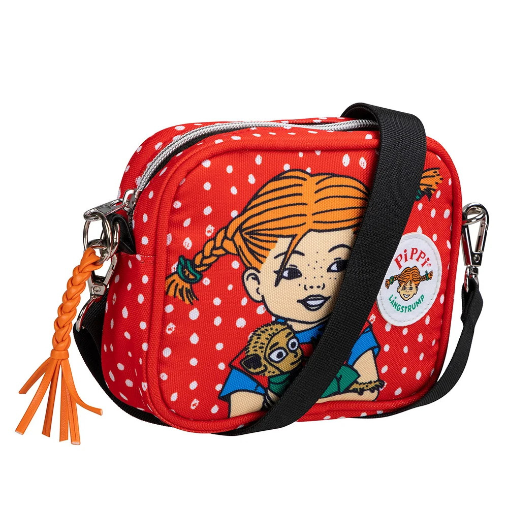 Pippi Långstrump Metka-Väska Kram Röd