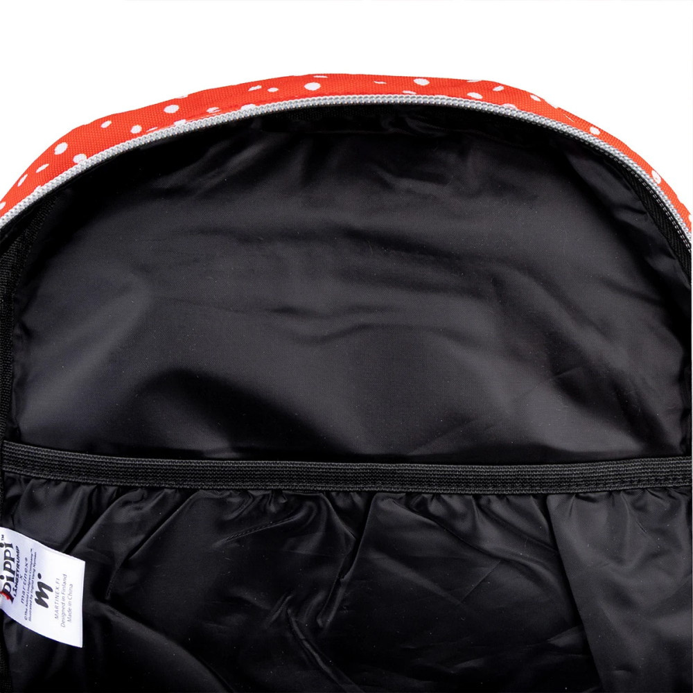 Pippi Långstrump Virkku-Ryggsäck Stark Röd