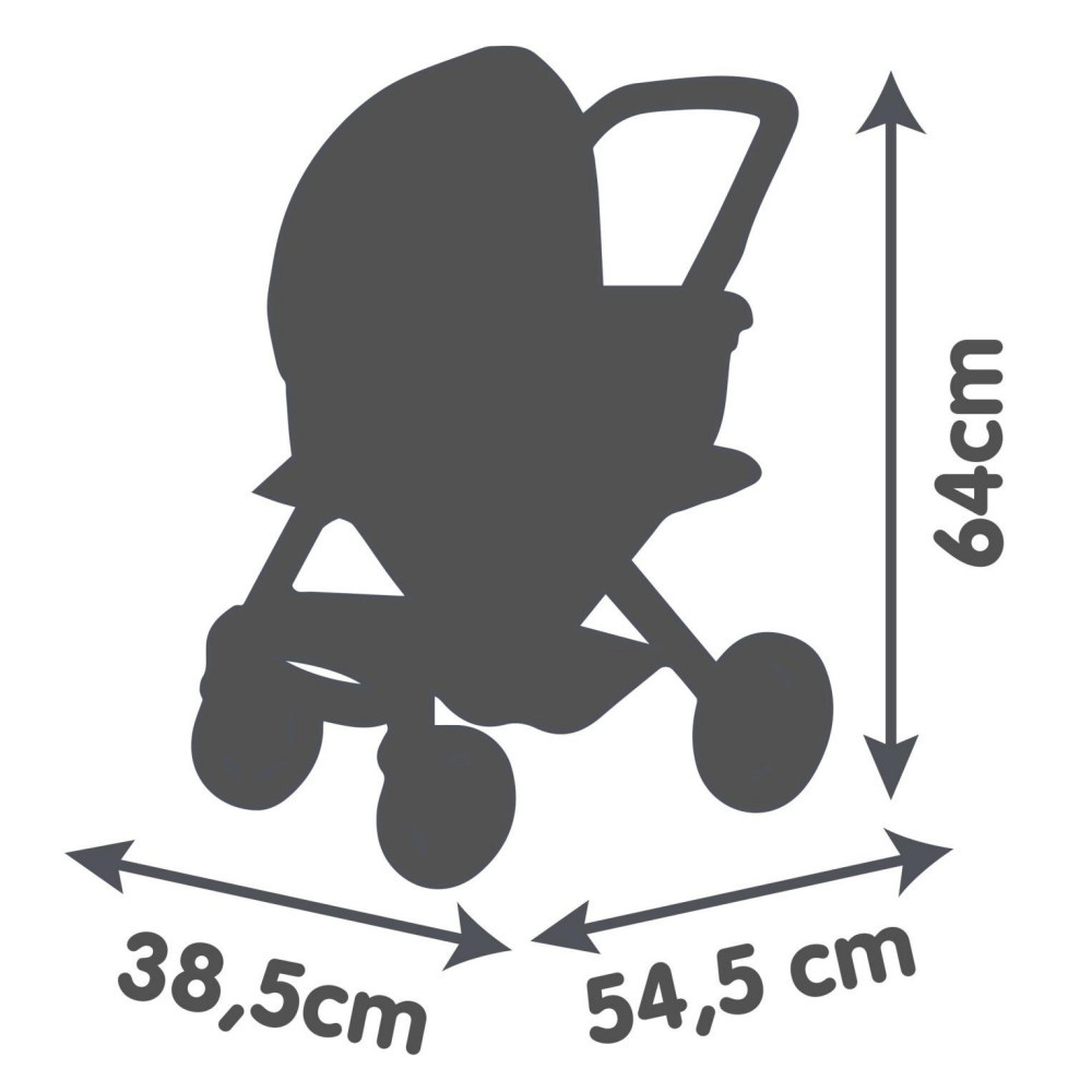 Maxi-Cosi 3-i-1 Dockvagn Rosa