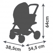 Maxi-Cosi 3-i-1 Dockvagn Rosa Maxi-Cosi 3-i-1 Dockvagn Rosa