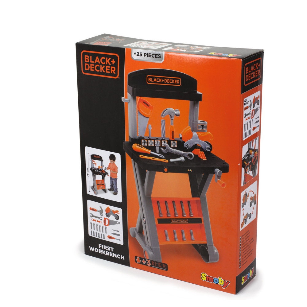 Black & Decker - Verktygsbänk med 15 Verktyg