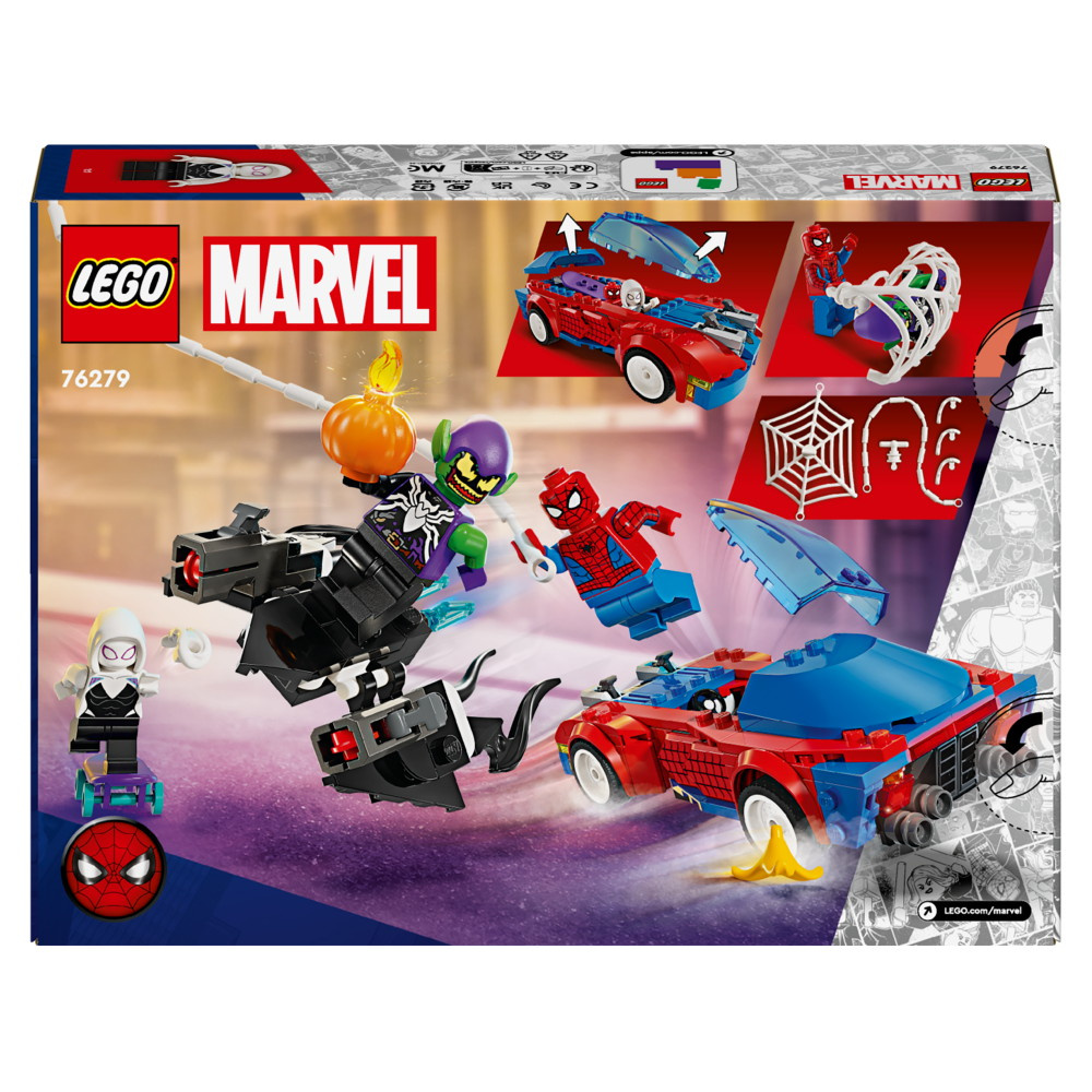 LEGO Marvel - Spider-Mans racerbil & Venom Green Goblin