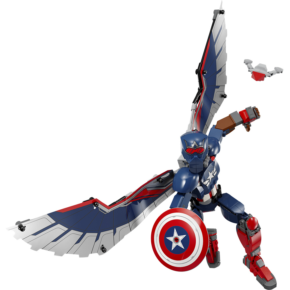 LEGO Marvel - Nya Captain America byggfigur