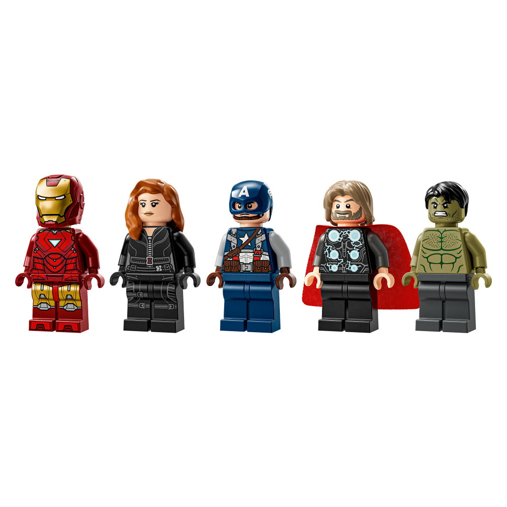 LEGO Marvel - MARVEL logotyp och minifigurer