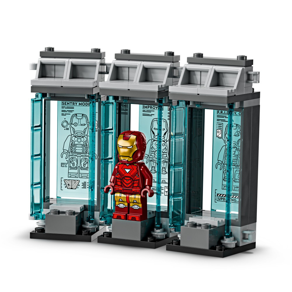 LEGO Marvel - Iron Mans labb: rustningarnas sal