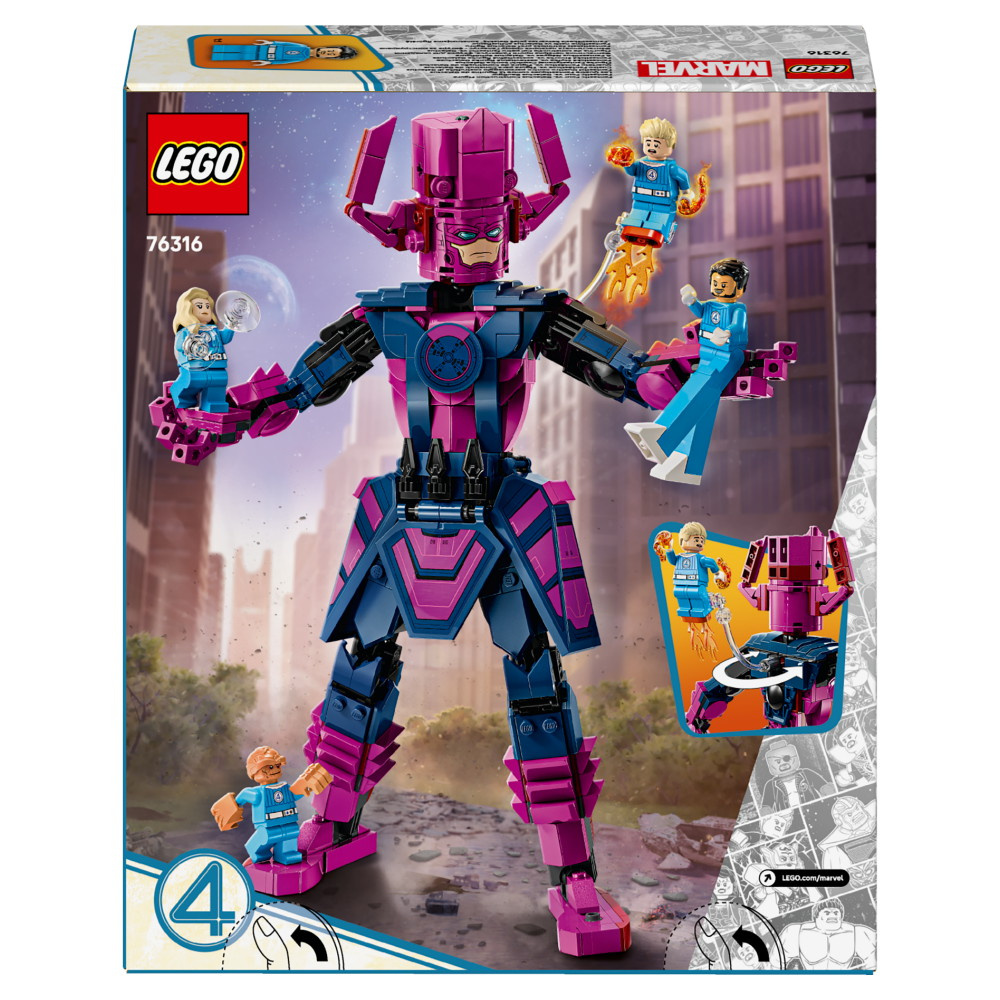 LEGO Marvel - Fantastic Four mot Galactus - byggfigur