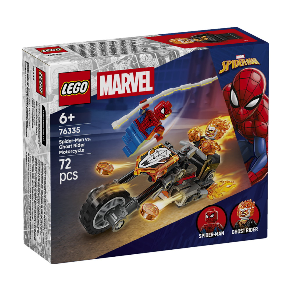 LEGO Marvel -Spider-Man Mot Ghost Rider På Motorcykel
