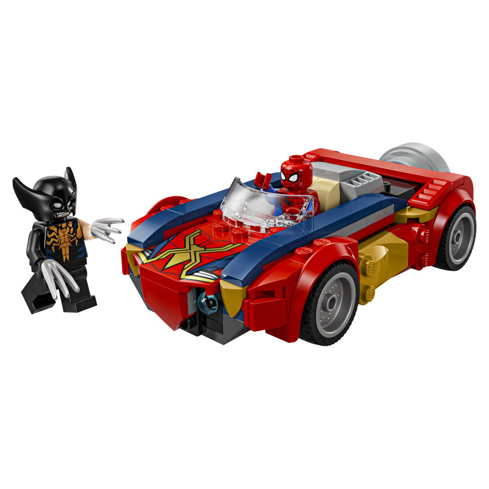 LEGO Marvel - Spider-Mans Bil Mot Venomifierad Wolverine