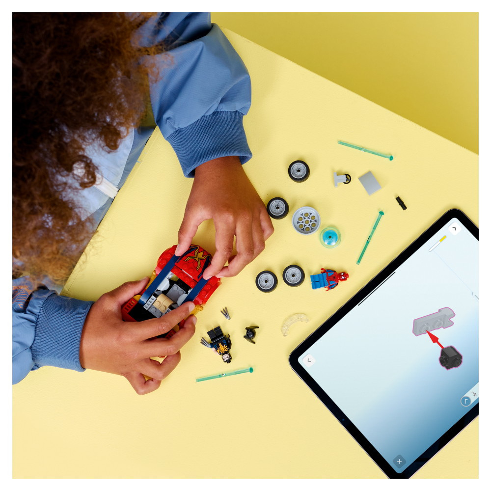 LEGO Marvel - Spider-Mans Bil Mot Venomifierad Wolverine