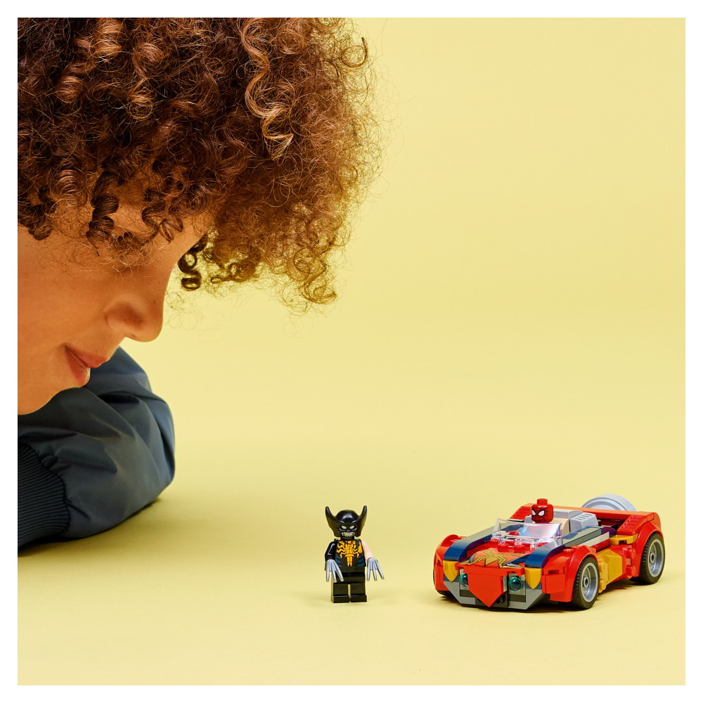 LEGO Marvel - Spider-Mans Bil Mot Venomifierad Wolverine