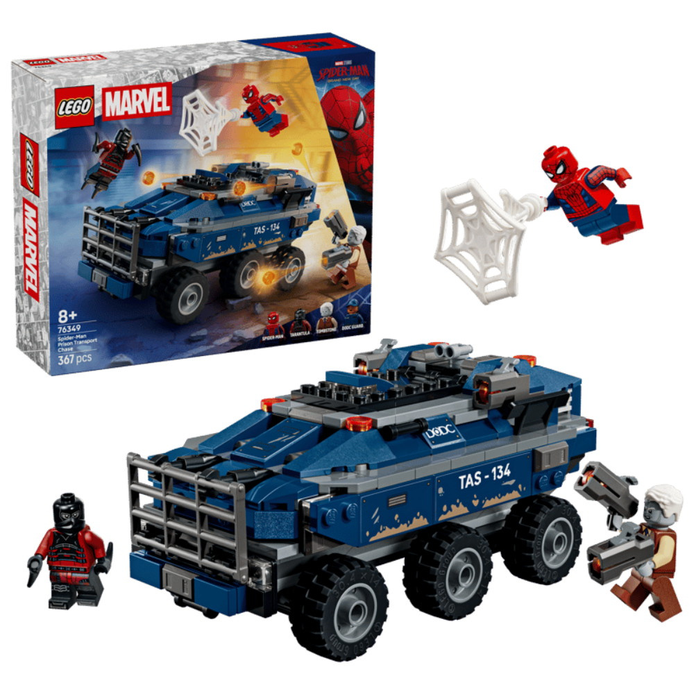 LEGO Marvel - Spider Mans Fängelsetransportjakt 