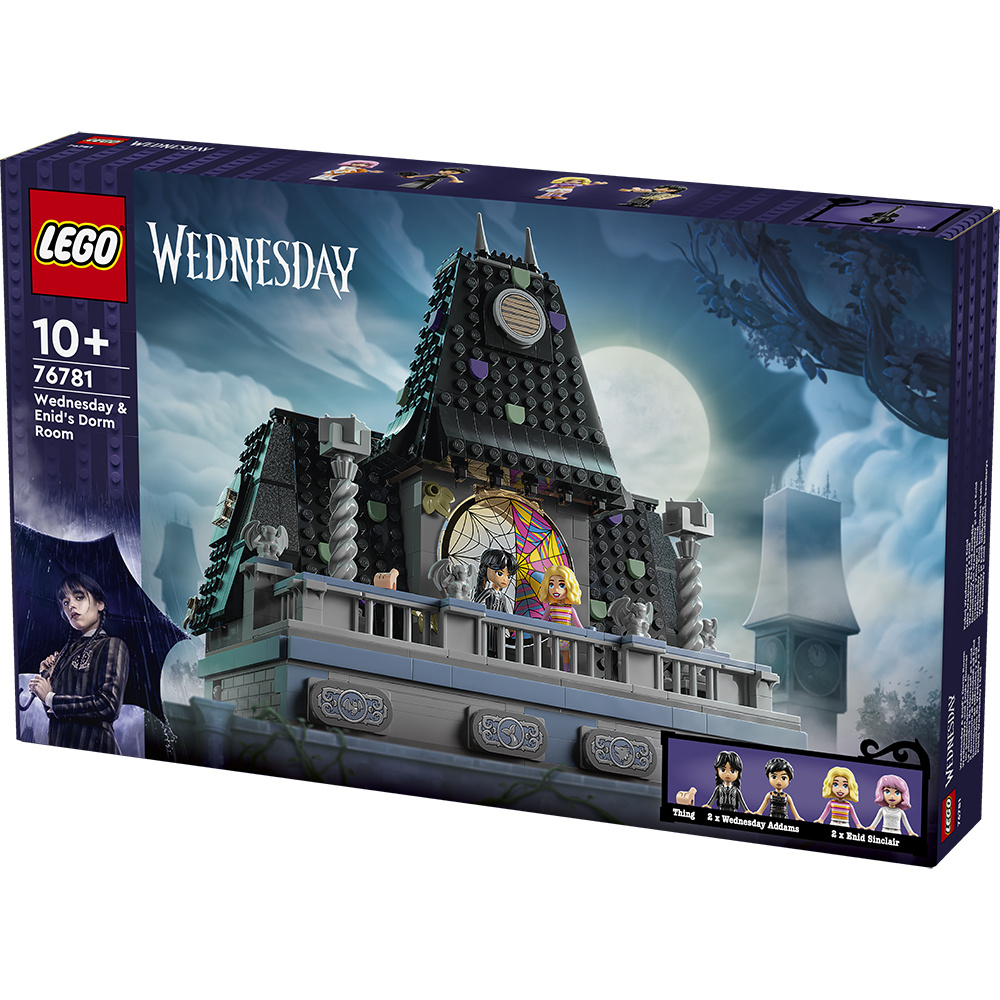 LEGO Wednesday och Enids korridorsrum