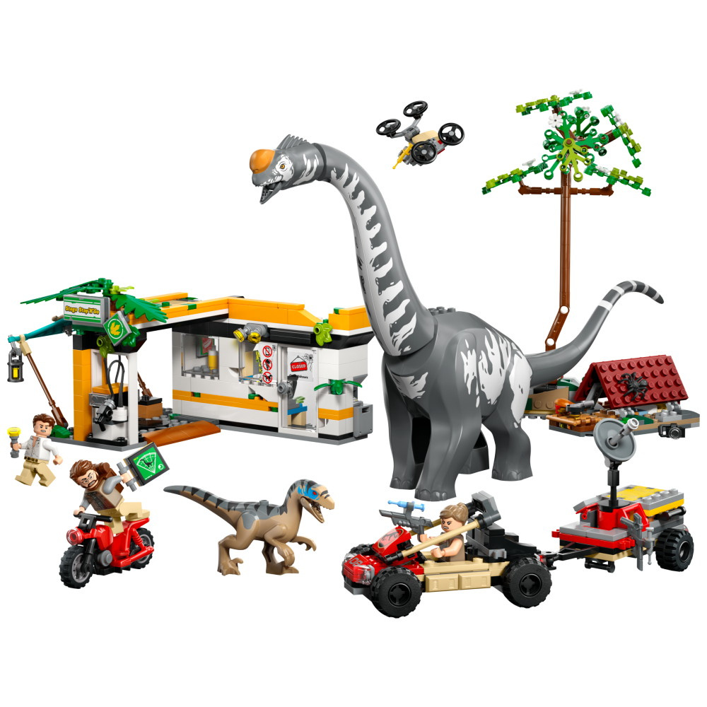 LEGO Jurassic World - Spårningsuppdrag med raptor och titanosaurus