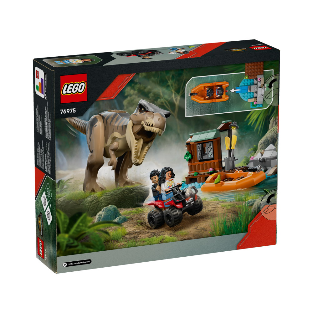 LEGO Jurassic World - Flodflykt med T. rex
