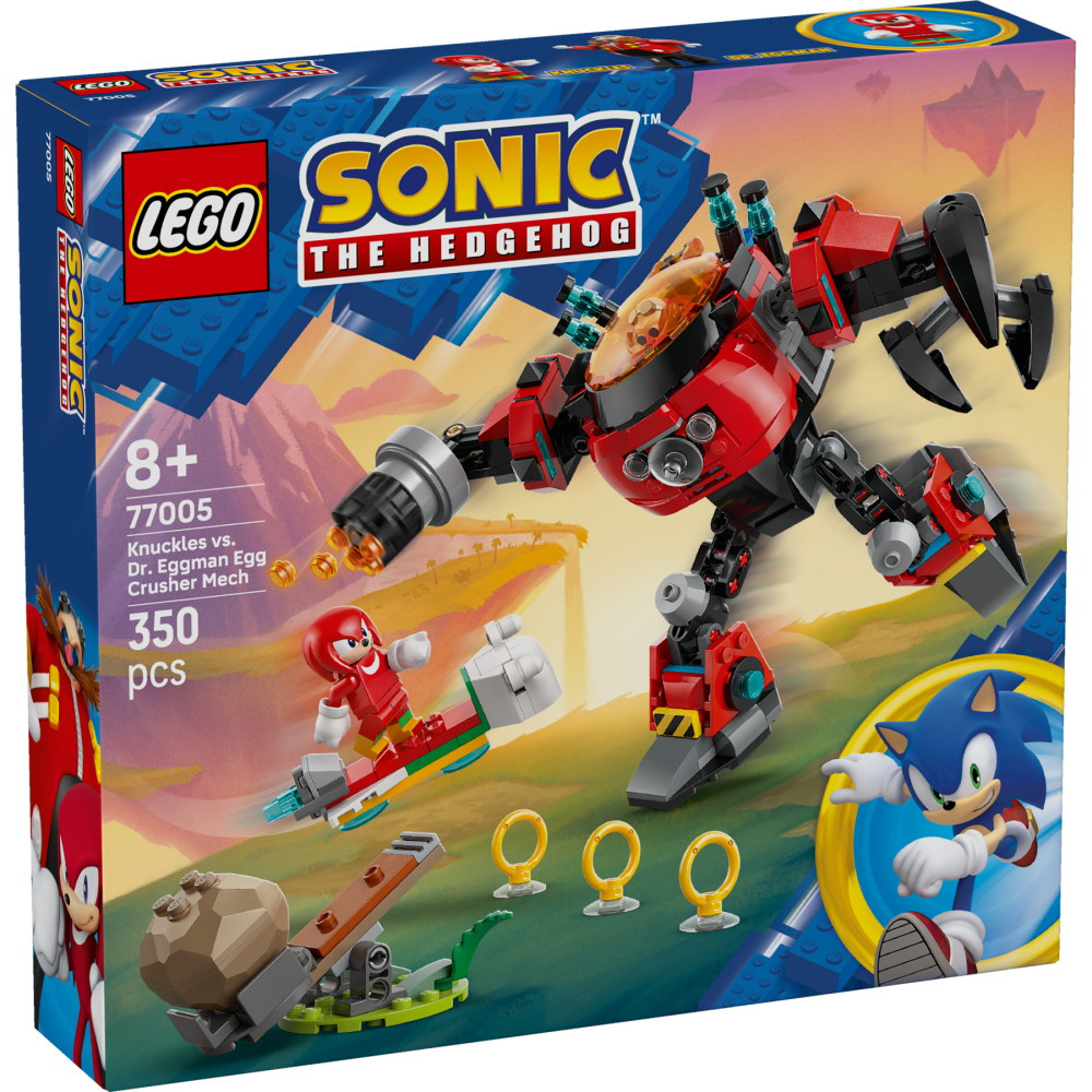 LEGO Sonic - Knuckles mot Dr. Eggmans Egg Crusher robot